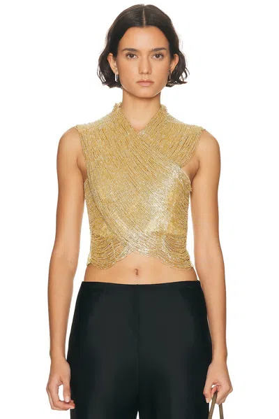 Cult Gaia Haisley Top In Black