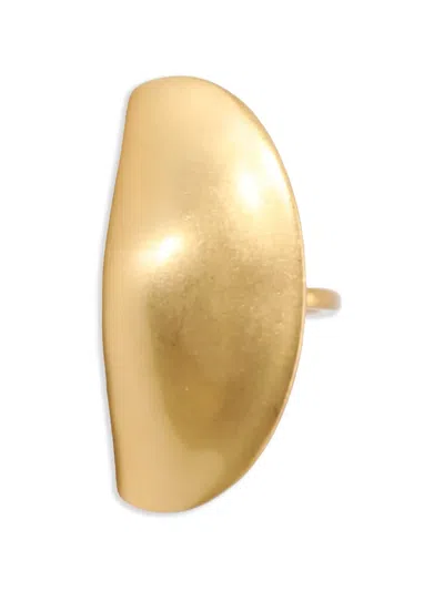 Cult Gaia Half-moon Ring In Gold