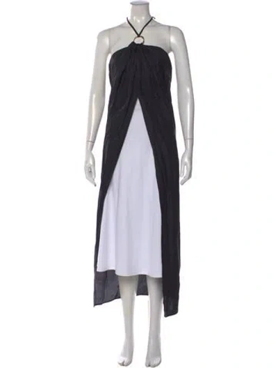 Pre-owned Cult Gaia Halterneck Long Dress W/ Tags In Black