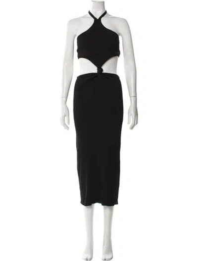 Pre-owned Cult Gaia Halterneck Long Dress W/ Tags In Multi