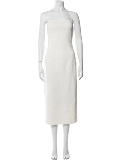 Pre-owned Cult Gaia Halterneck Midi Length Dress W/ Tags In Neutrals