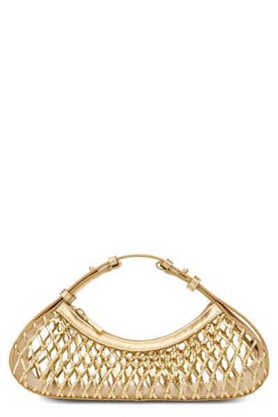 Cult Gaia Handbag With Curved Design In Gold