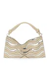 Cult Gaia Hera Mini Shoulder Bag In Off White In Beige