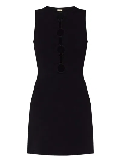 Cult Gaia Hartley Sleeveless Dress In Black