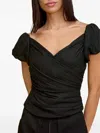 Shop Cult Gaia Helene Blouse In Black