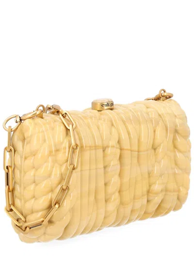 Cult Gaia Helene Clutch In Beige