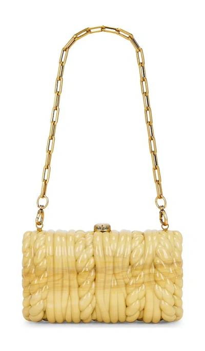 Cult Gaia Clutch Helene In Yellow