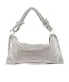 Cult Gaia Hera Nano Knotted Embellished Shoulder Bag In Gray