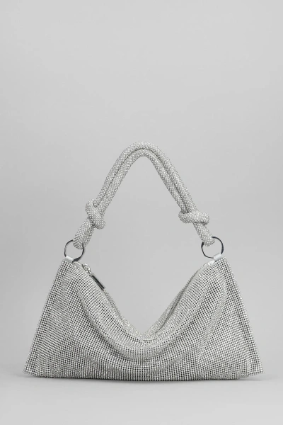 Cult Gaia Hera Nano Shoulder Bag In Silver Pvc