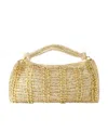 Cult Gaia Hera Shoulder Bag -  - Raffia - Gold In Nude