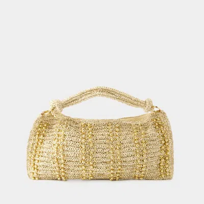 Cult Gaia Hera Shoulder Bag -  - Raffia - Gold