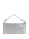 Cult Gaia Hera Nano Rhinestone Shoulder Bag In Silver