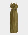 Cult Gaia Hestra Gown In Cedar