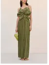 Cult Gaia Hestra Gown In Green