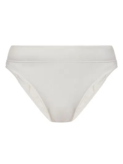 Cult Gaia High-waisted Bikini Bottoms In White