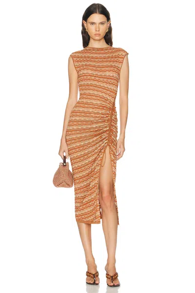 Cult Gaia Hilary Dress In Brown