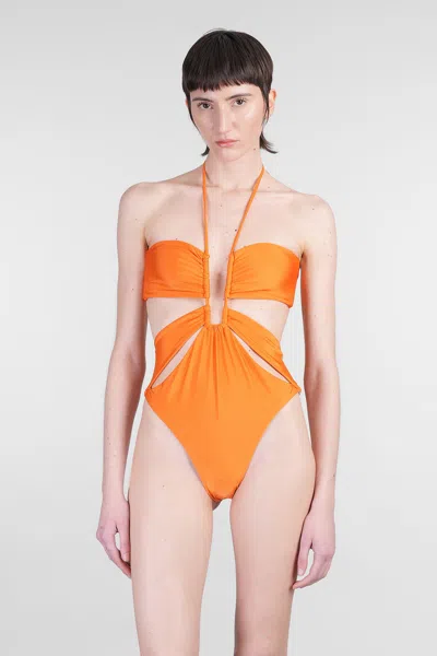 CULT GAIA HOLLIS BEACHWEAR IN ROSE-PINK POLYESTER