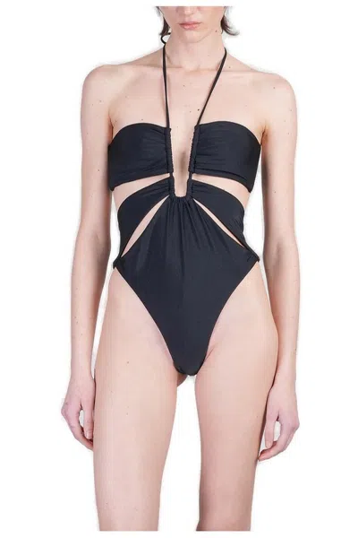 Cult Gaia Hollis Swimsuit In Black