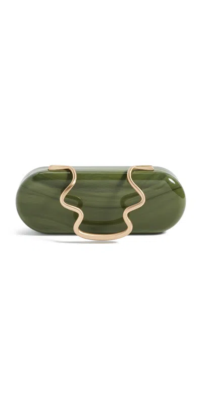 Cult Gaia Ilaria Clutch Rosemary Multi