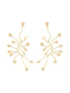 Cult Gaia Abstract Gold-tone Dangle Earrings In Gold