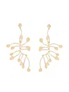 Cult Gaia Ilaria Gold-tone Branch Earrings In Gold