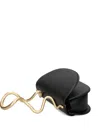 Cult Gaia Ilaria Sculptural-handle Tote Bag In Black