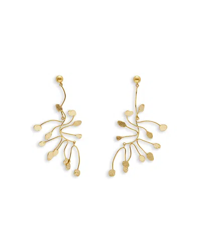 Cult Gaia Ilaria Statement Earrings In Gold