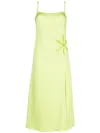 Cult Gaia Imogen Cut-out Midi Dres In Green