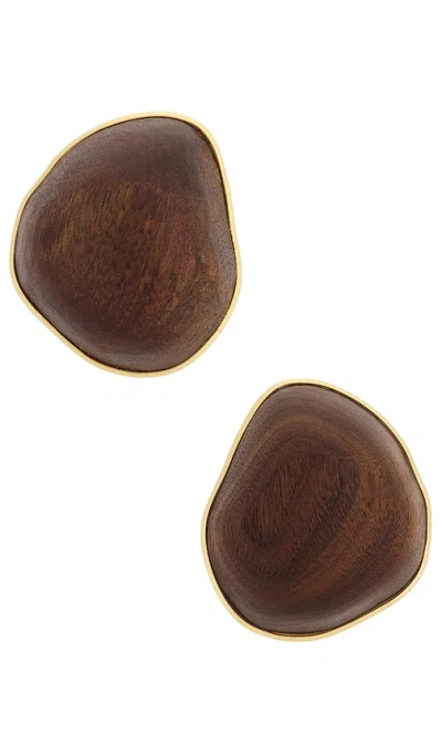 Cult Gaia Ina Earring In Brown