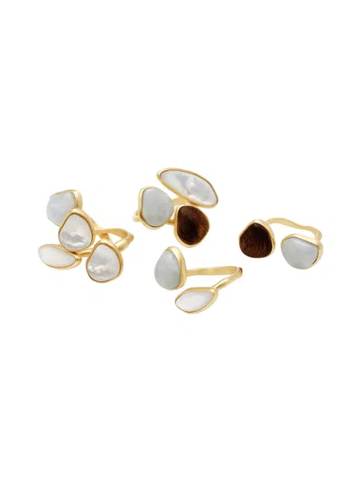 Cult Gaia Artisanal Mini Ring For Women In Gold