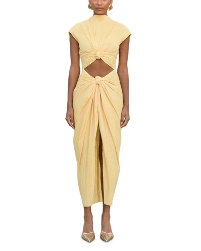 Cult Gaia Inaya Cutout Dress In Neutral