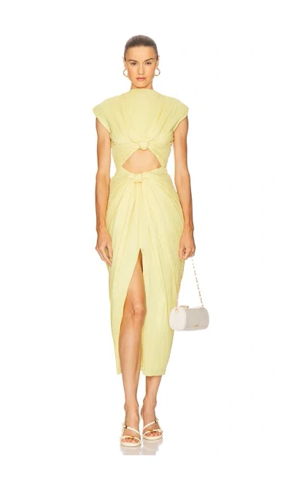 Cult Gaia Inaya Dress In Yellow