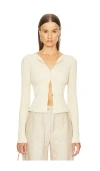 Cult Gaia Cardigan Irena Knit In Cream
