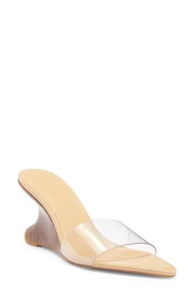 Cult Gaia Isabella Slide Sandal In Transparent