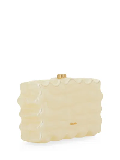 Cult Gaia Ivory Acrylic Clutches