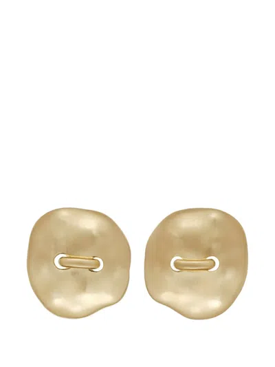 Cult Gaia Izara Xl Statement Earrings In Gold