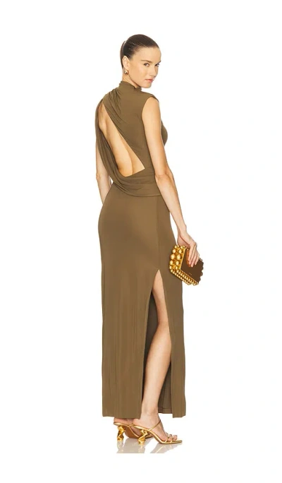 Cult Gaia Izola Dress In Green