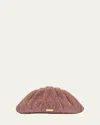 Cult Gaia Jaala Nano Embellished Clutch Bag In Blush