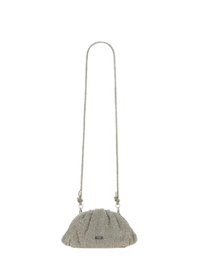 Cult Gaia "jaala" Nano Shoulder Bag In Silver