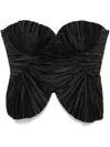 Cult Gaia Pleated Vest In Black