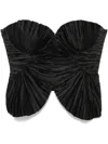 Cult Gaia Pleated Vest In Schwarz