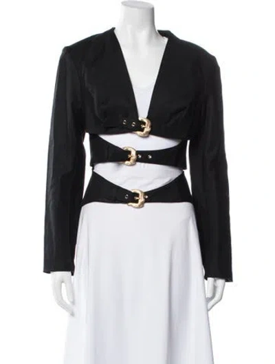 Pre-owned Cult Gaia Jacket In Black