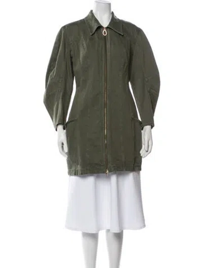 Pre-owned Cult Gaia Jacket In Green