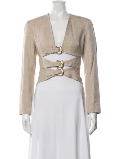 Pre-owned Cult Gaia Jacket W/ Tags In Neutral