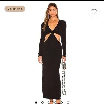 Pre-owned Cult Gaia Jana Dress Black