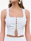 Cult Gaia Jane Top In White