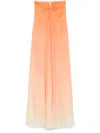 Cult Gaia Janelle Gown In Orange