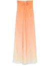 Cult Gaia Janelle Gown In Orange