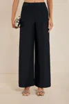 Cult Gaia Janine Textured Woven Wide-leg Pants