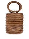 Cult Gaia Jasmina Tote Bag In Brown
